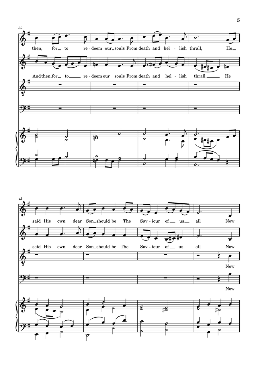 Christmas Eve Christmas Eve 4-Part scores gallery preview page 5