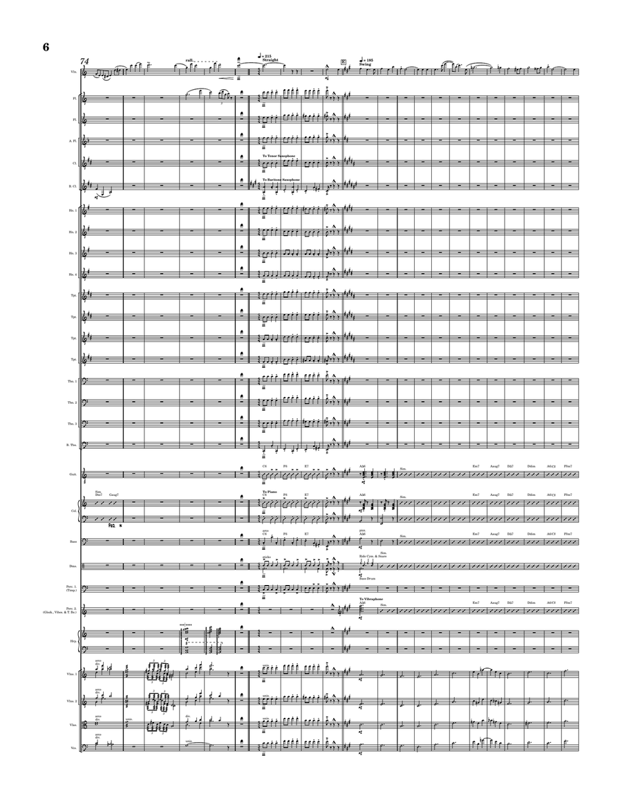 It Might As Well Be Spring Jazz Ensemble scores gallery preview page 6