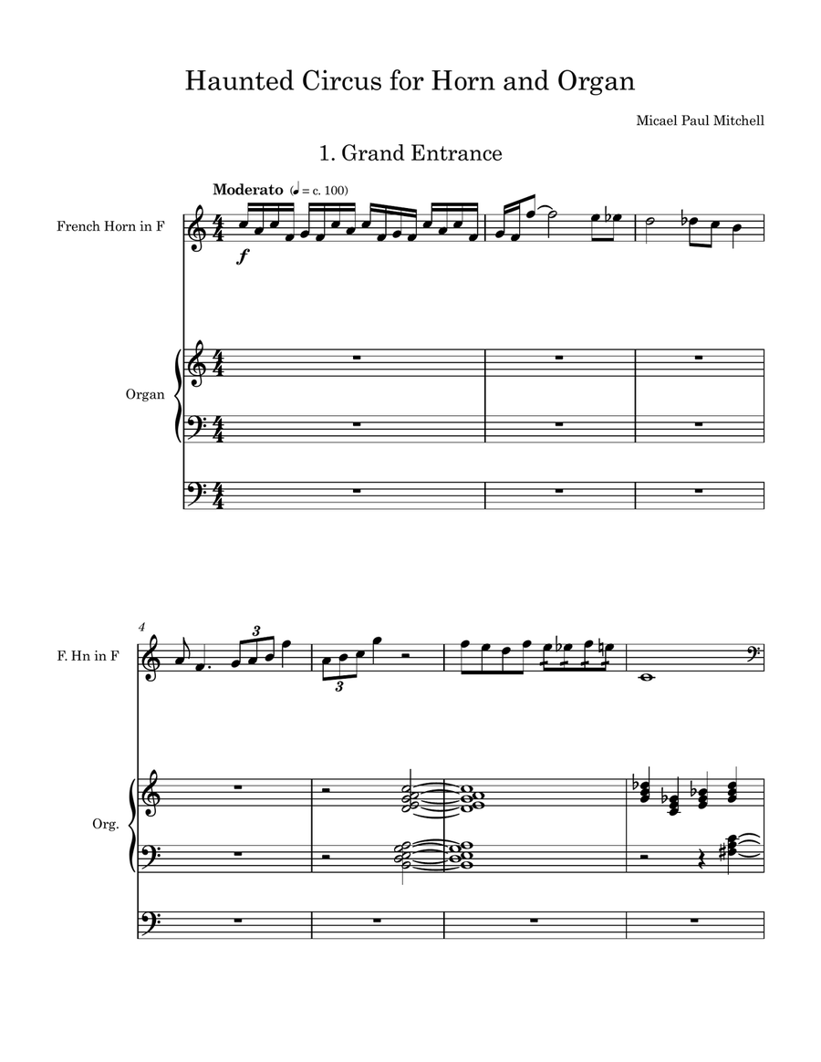 Haunted Circus Brass Duet scores gallery preview page 3