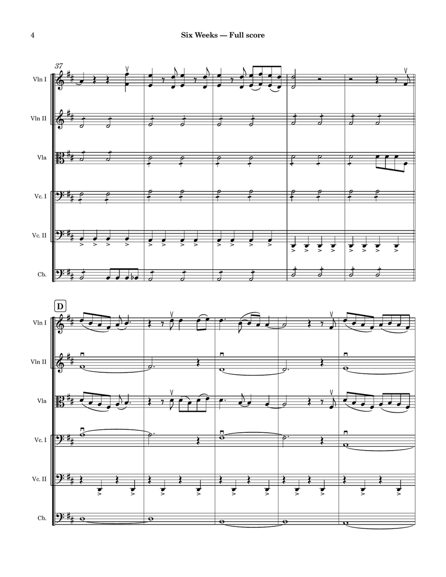 Six Weeks String Orchestra scores gallery preview page 4