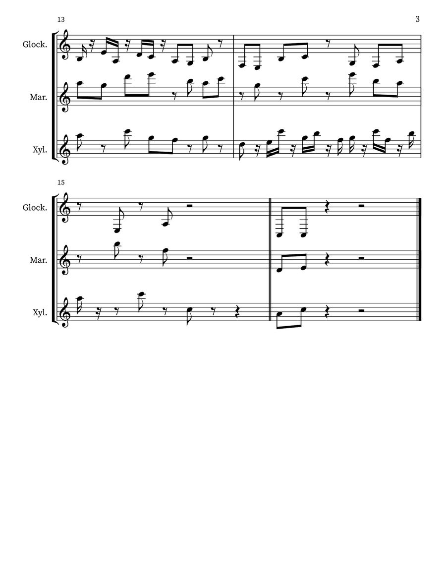 Prayerful Musing 128 Prayerful Musing 128 Small Ensemble scores gallery preview page 3