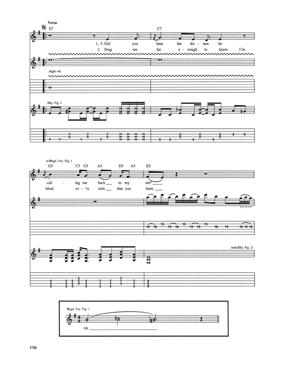 Nearly Lost You Nearly Lost You Electric Guitar scores gallery preview page 2