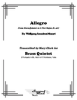 Allegro from Mozart Horn Quintet in E Flat