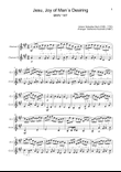 J. S. Bach - Jesu, Joy of Man´s Desiring. Clarinet Duet.