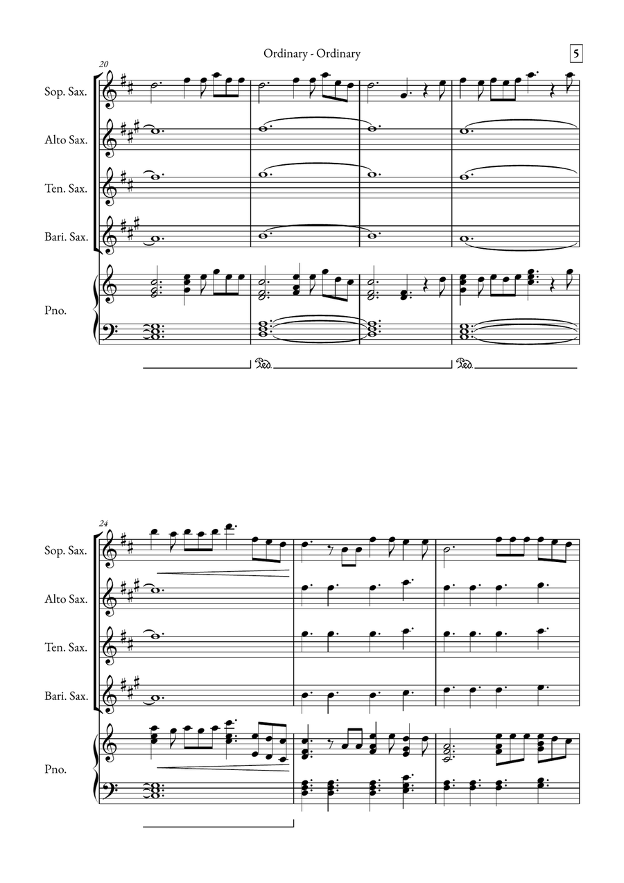 Ordinary Small Ensemble scores gallery preview page 5