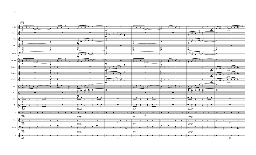 Where Earth and Sky Meet Where Earth and Sky Meet Jazz Ensemble scores gallery preview page 3