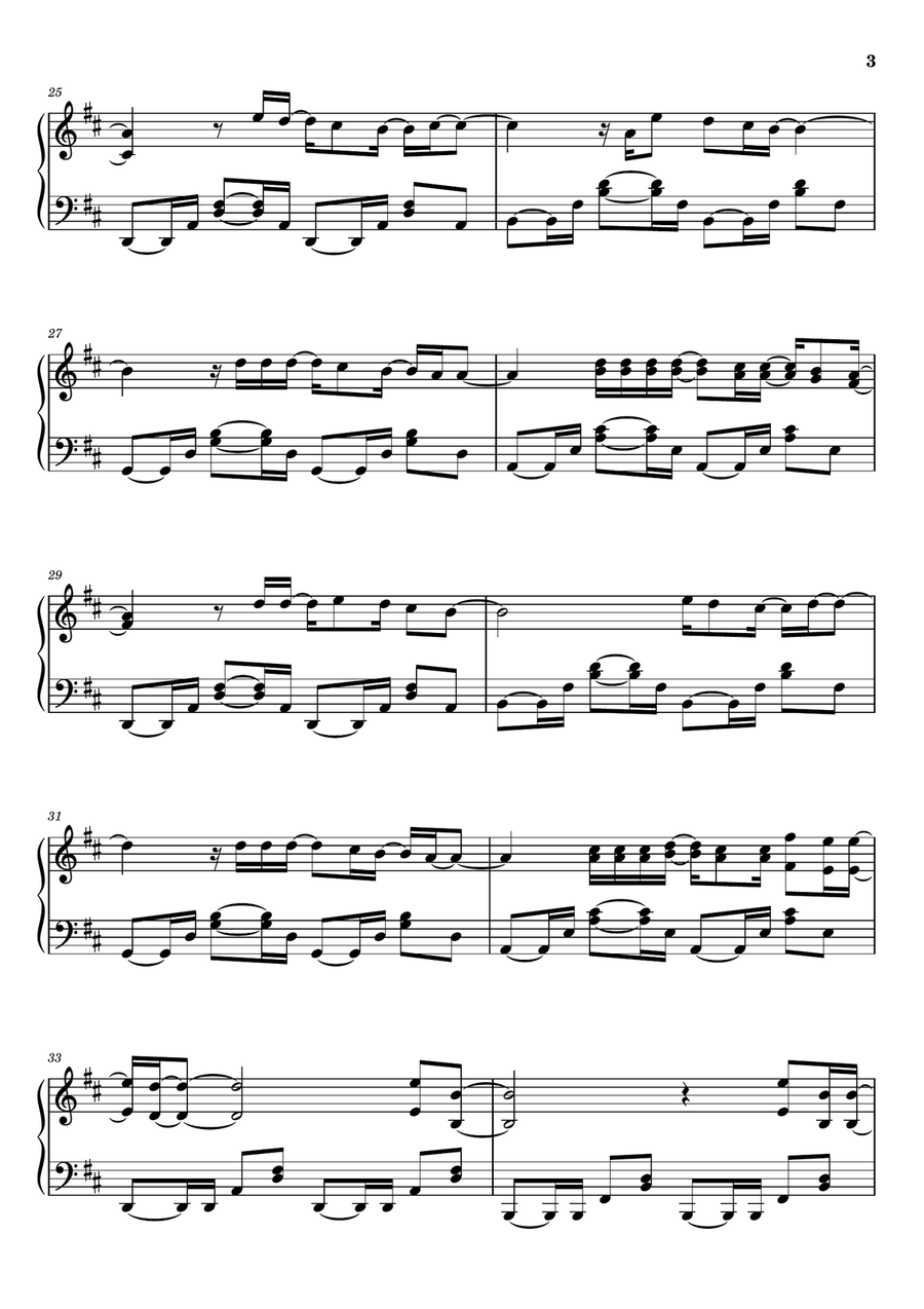 Slave To Love Slave To Love Piano Solo scores gallery preview page 3