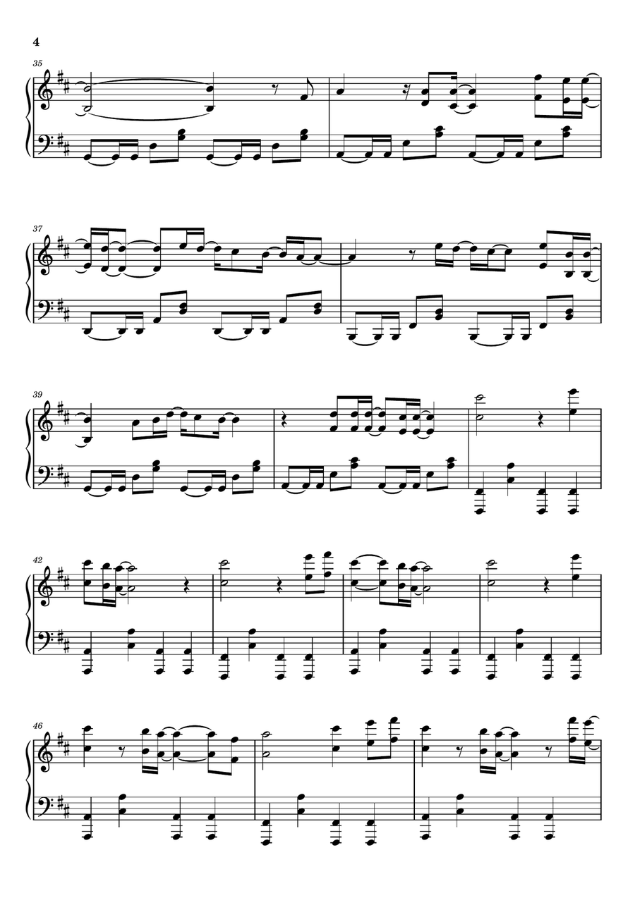 Slave To Love Slave To Love Piano Solo scores gallery preview page 4