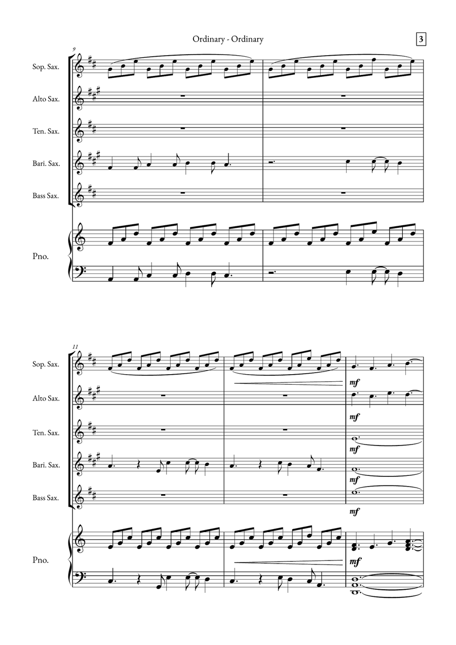 Ordinary Small Ensemble - Digital Sheet Music page 3