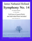 Symphony No. 14 for Small Orchestra Full Score and Individual Parts
