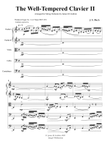 Bach: The Well-Tempered Clavier II for String Orchestra - Score Only