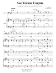 Mozart: Ave Verum Corpus for Cello & Harp