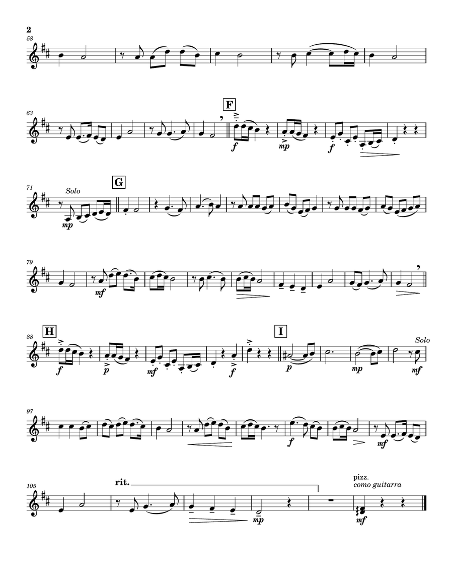 Collar de Lágrimas Collar de Lágrimas String Trio scores gallery preview page 2