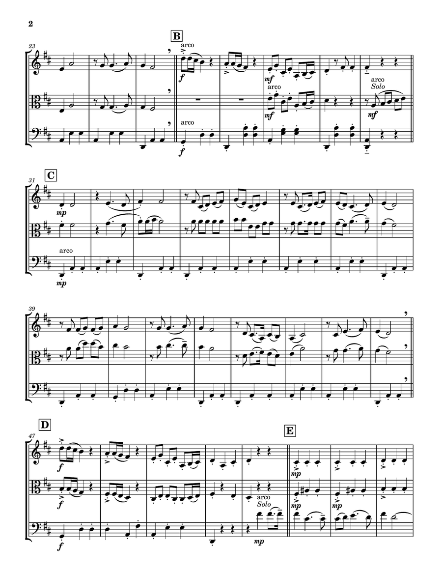 Collar de Lágrimas Collar de Lágrimas String Trio scores gallery preview page 4