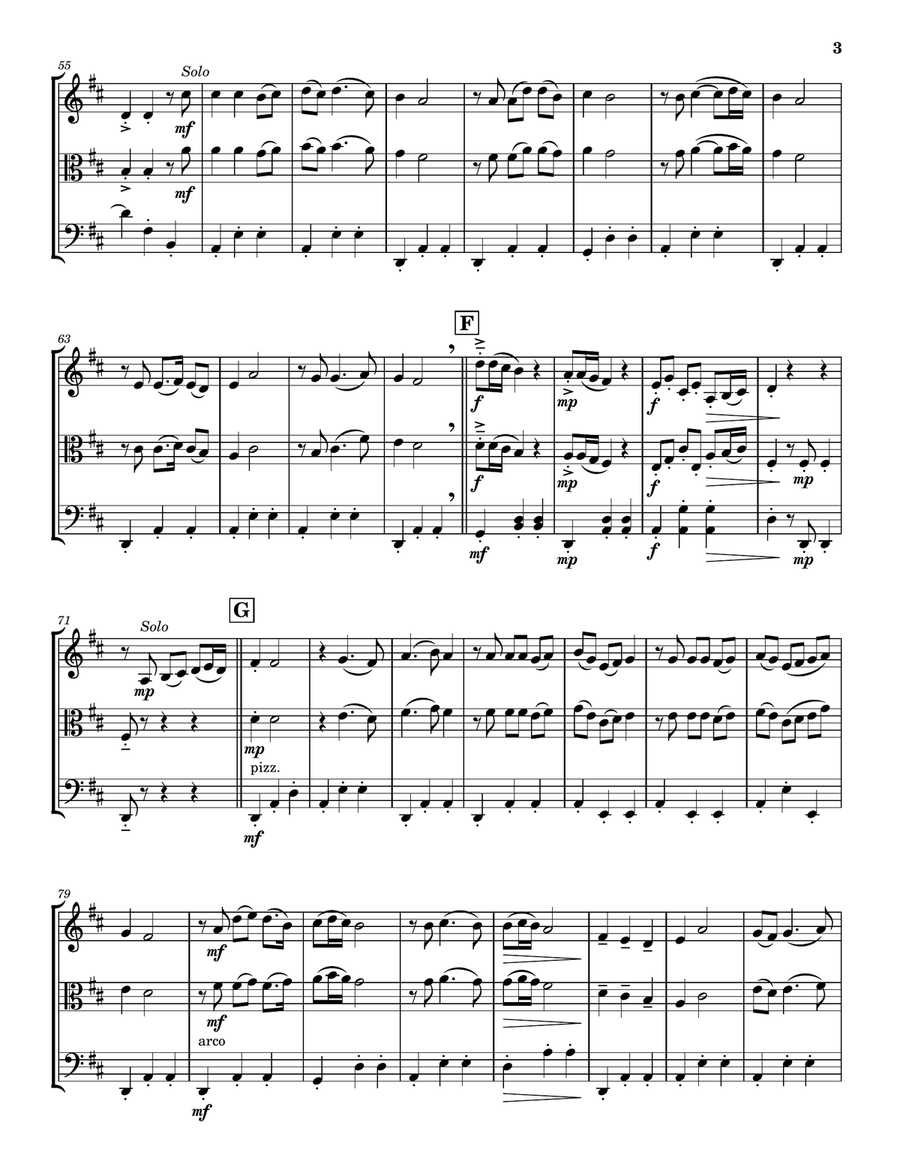 Collar de Lágrimas Collar de Lágrimas String Trio scores gallery preview page 5