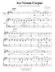 Mozart: Ave Verum Corpus for Clarinet & Harp