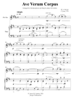 Mozart: Ave Verum Corpus for Alto Saxophone & Harp