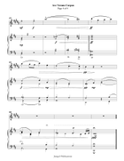Mozart: Ave Verum Corpus for Alto Saxophone & Harp Chamber Music scores gallery preview page 4