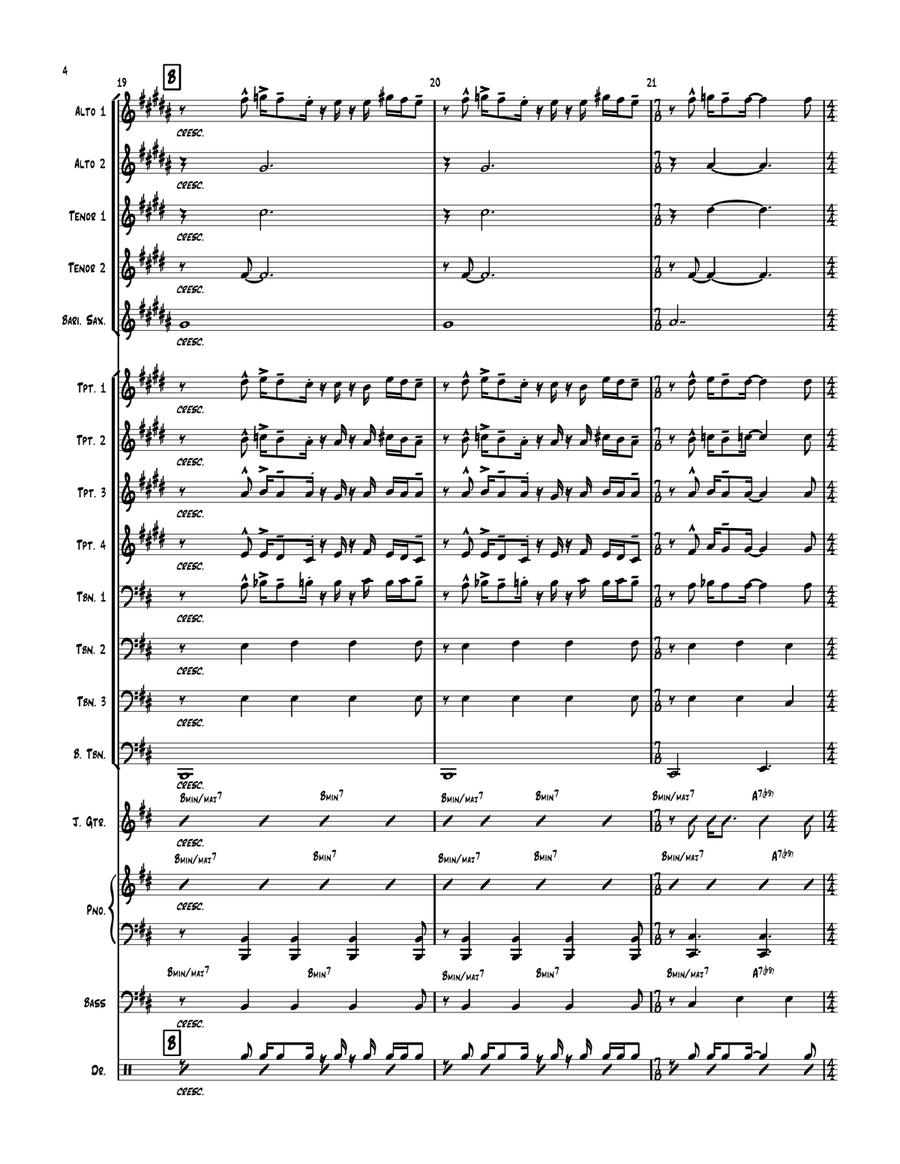 Hiccup Hiccup Jazz Ensemble scores gallery preview page 4
