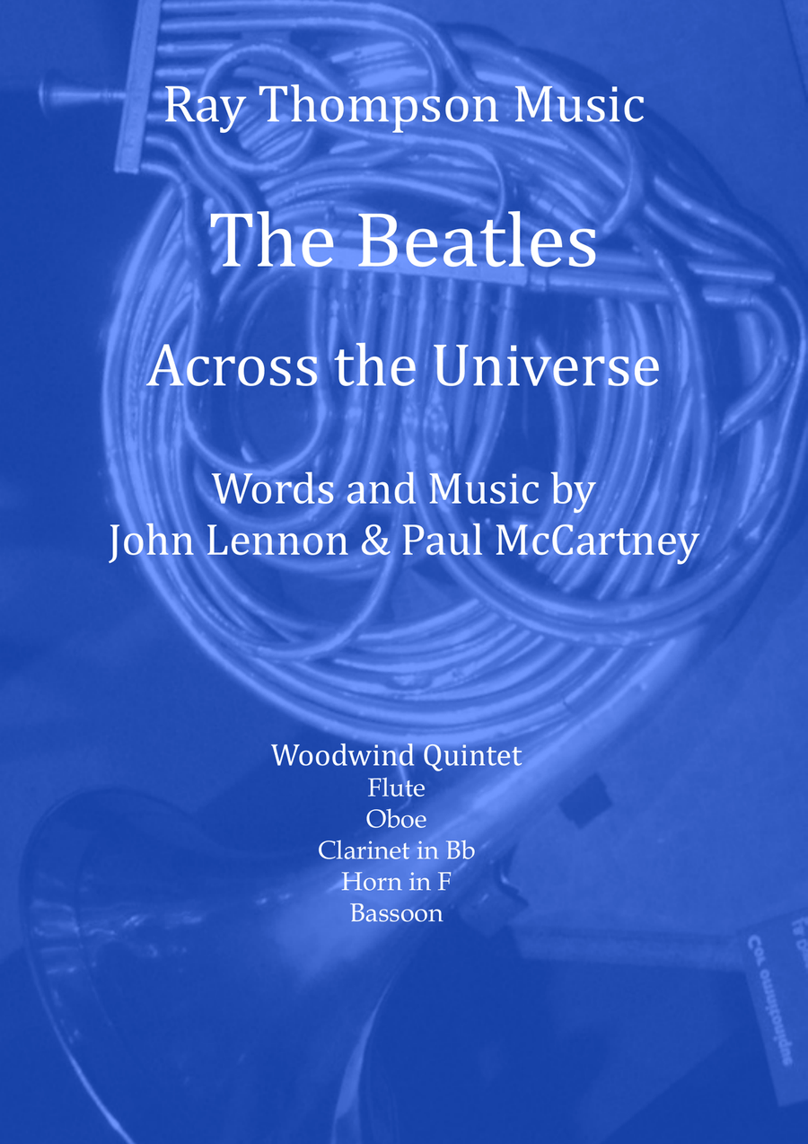 Across The Universe Across The Universe Woodwind Quintet scores gallery preview page 1