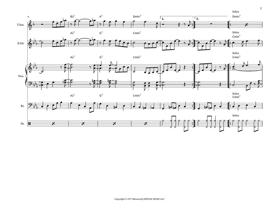 Mr. P.C. Mr. P.C. Jazz Ensemble scores gallery preview page 2