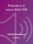Prelude in C minor BWV 999