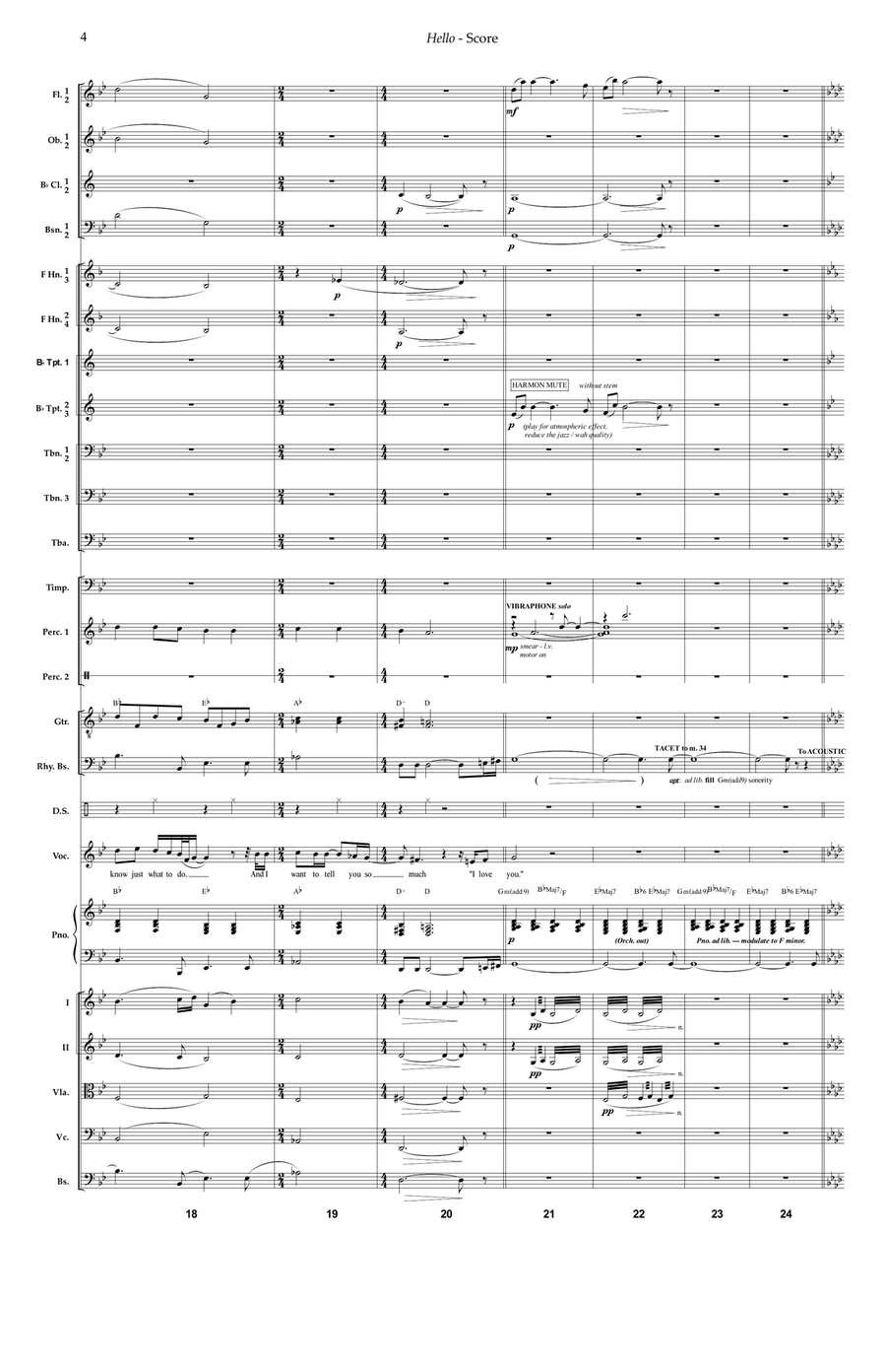 Hello Hello Full Orchestra scores gallery preview page 4