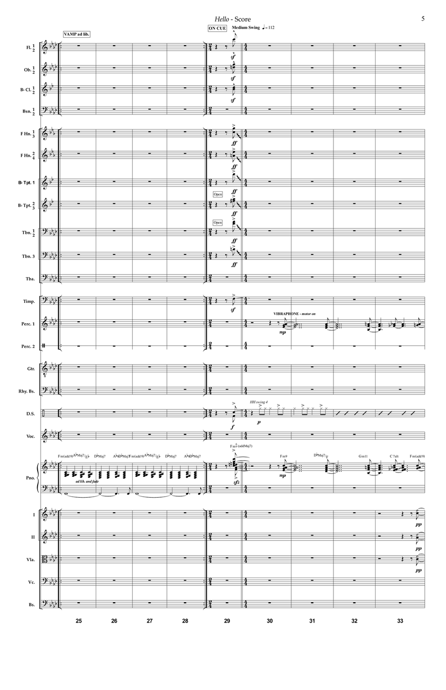 Hello Hello Full Orchestra scores gallery preview page 5