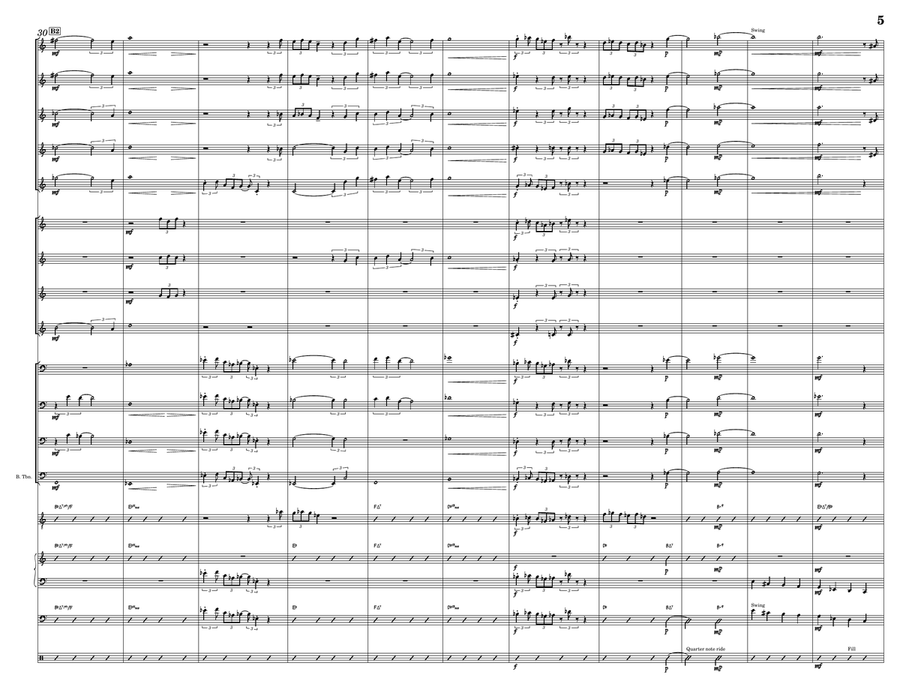 We'll See Each Other Again Jazz Ensemble scores gallery preview page 5