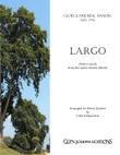 Handel's Largo (from Xerxes) for brass quintet