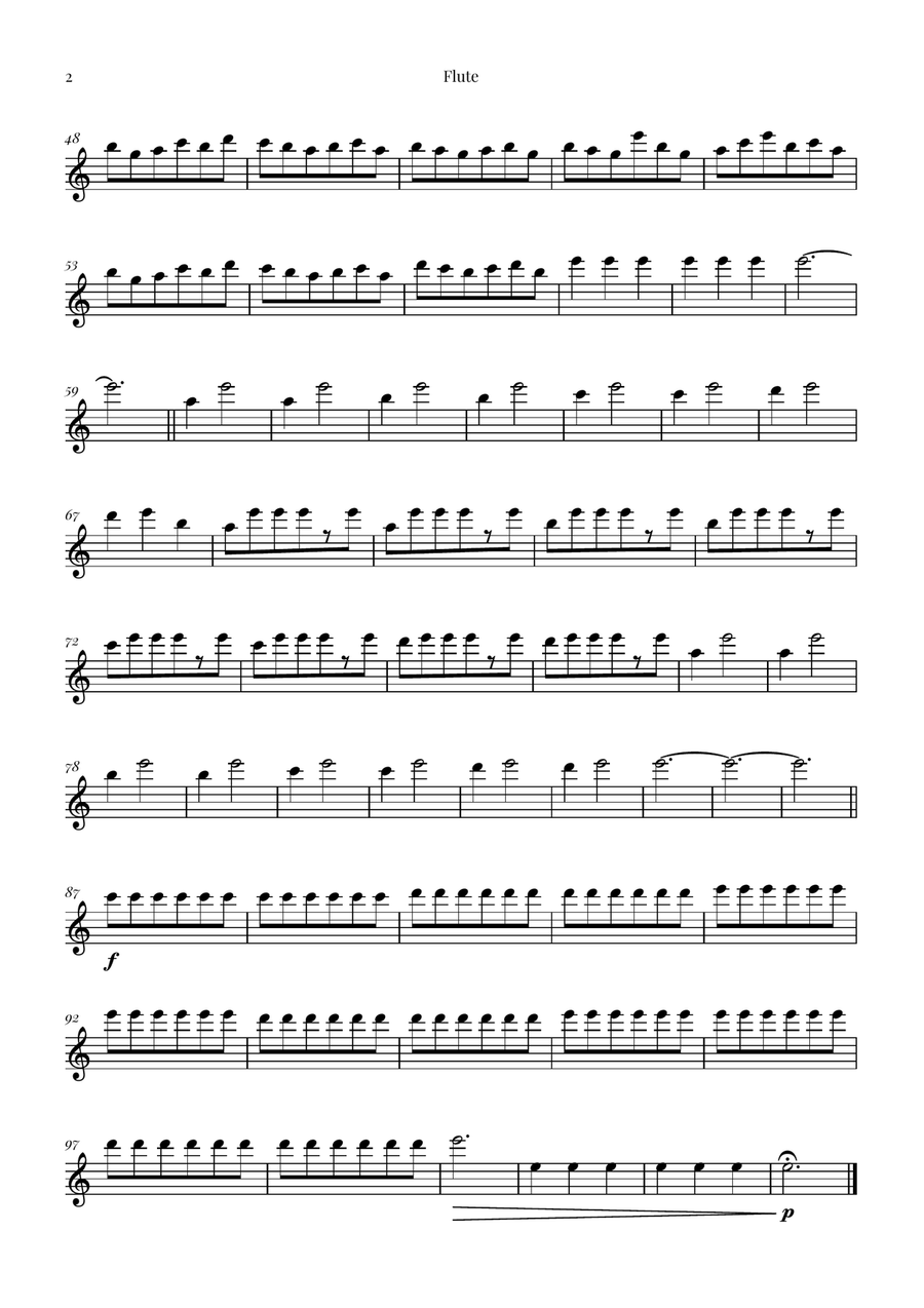 Interstellar Woodwind Quartet scores gallery preview page 5
