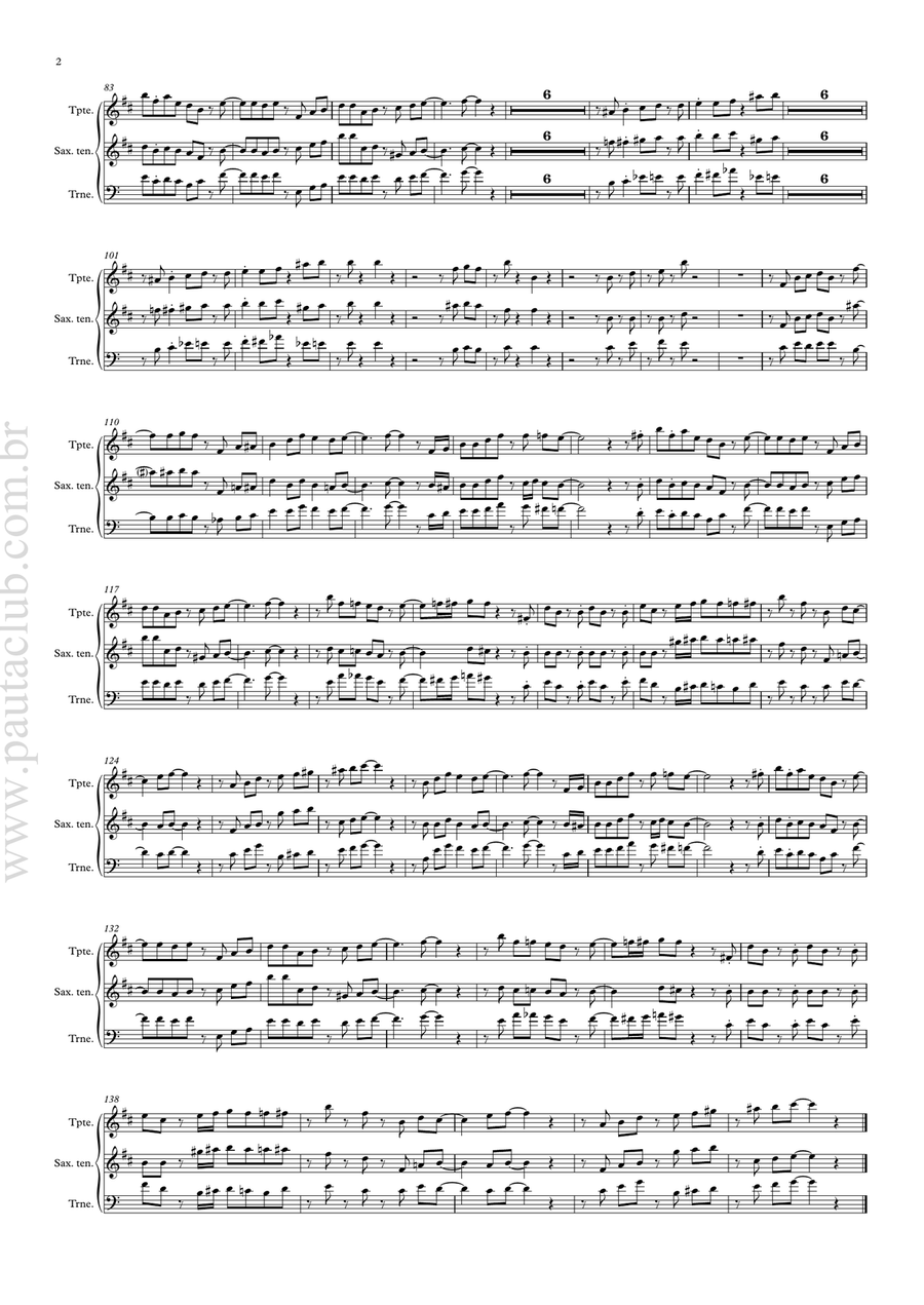 Saideira (Saideira) Saideira (Saideira) Brass Trio scores gallery preview page 2