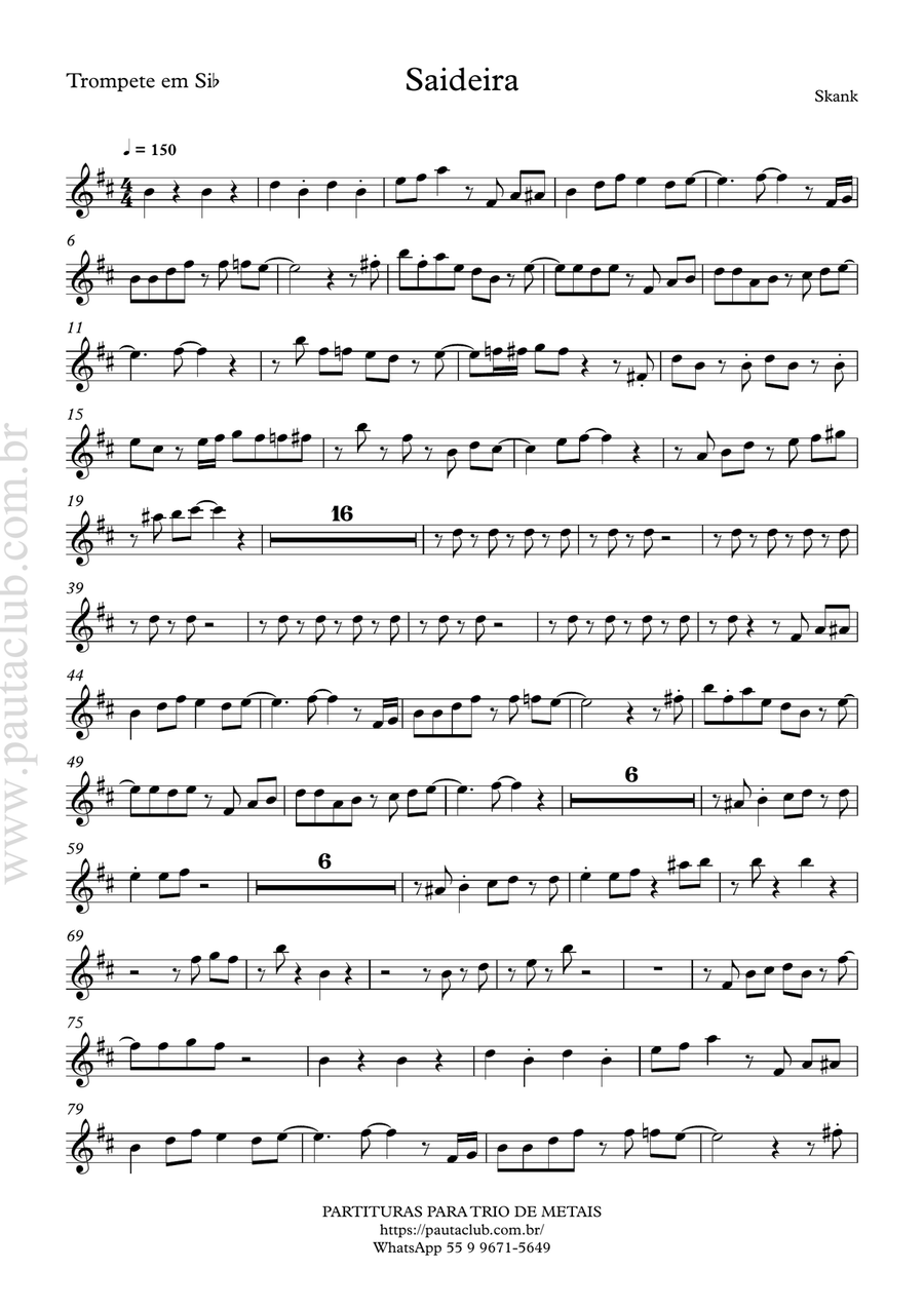 Saideira (Saideira) Saideira (Saideira) Brass Trio scores gallery preview page 3