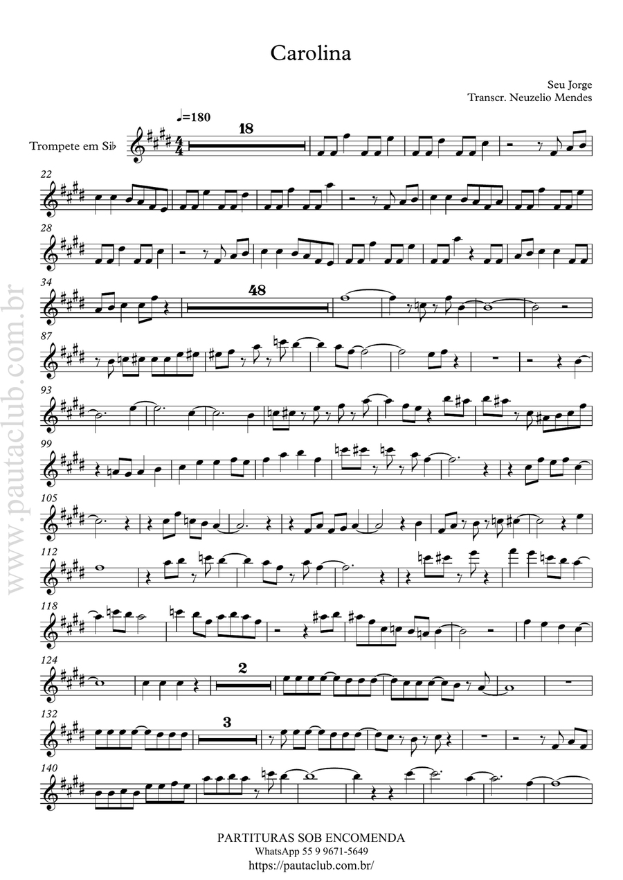 Carolina Carolina Brass Trio scores gallery preview page 1