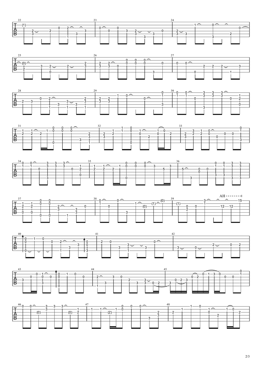 A Little Love Electric Guitar scores gallery preview page 2