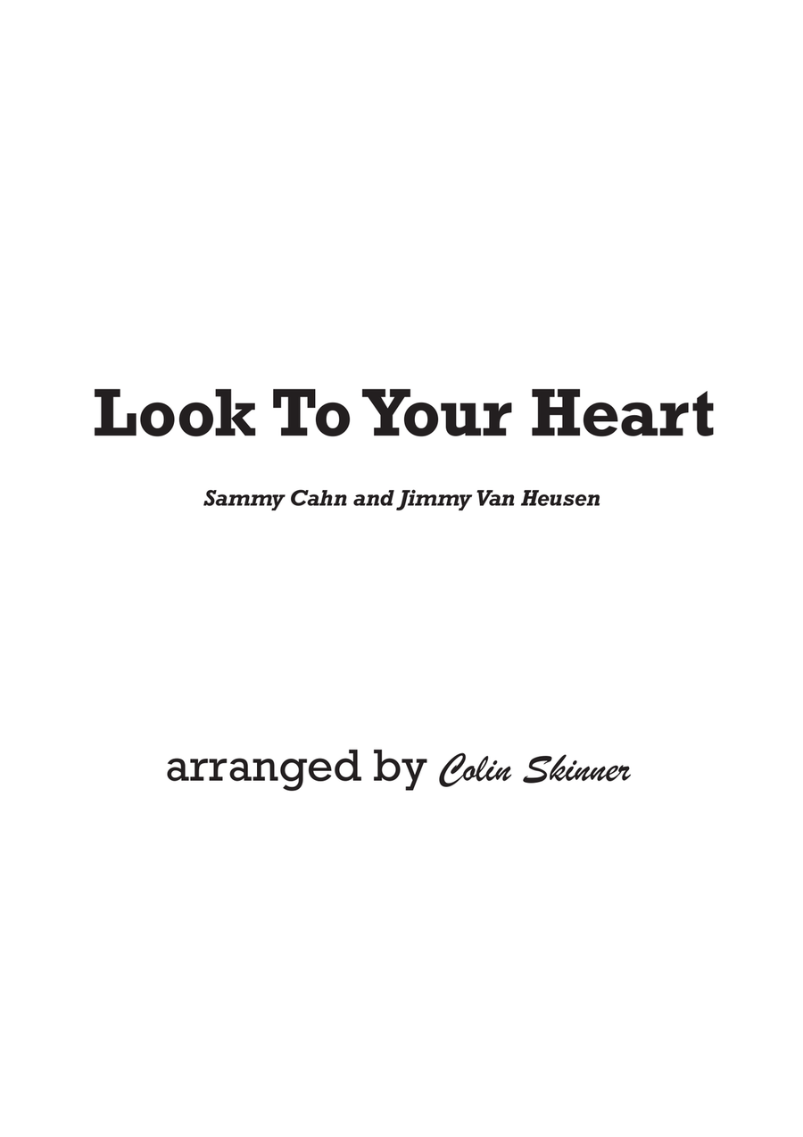 Look To Your Heart Look To Your Heart Jazz Ensemble scores gallery preview page 1