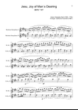 J. S. Bach - Jesu, Joy of Man´s Desiring. B. Sax. Duet.