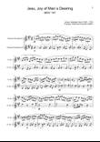 J. S. Bach - Jesu, Joy of Man´s Desiring. S. Sax. Duet.