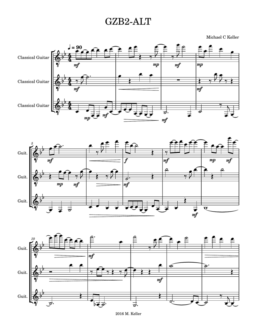 GZB2-ALT - Score Only GZB2-ALT - Score Only Small Ensemble scores gallery preview page 1