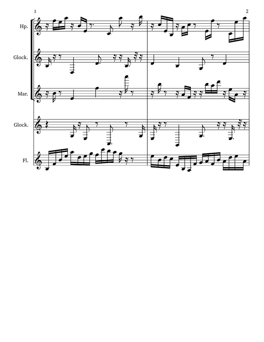 Prayerful Musing 130 Prayerful Musing 130 Small Ensemble scores gallery preview page 2