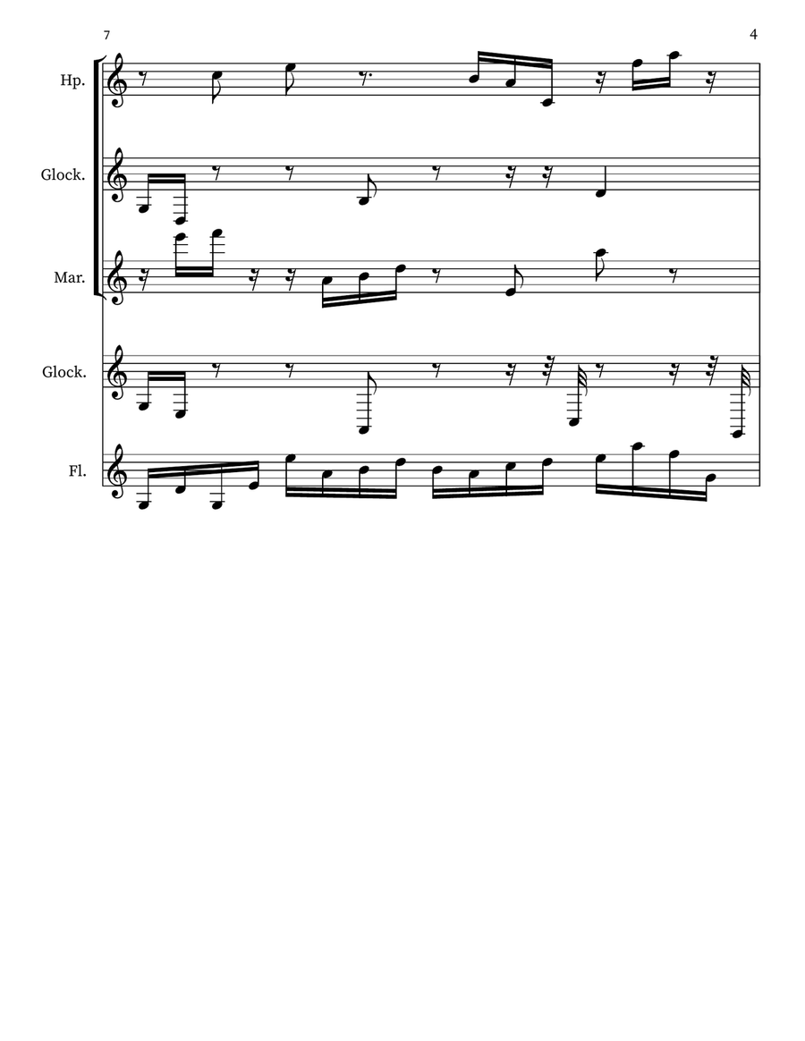 Prayerful Musing 130 Prayerful Musing 130 Small Ensemble scores gallery preview page 4