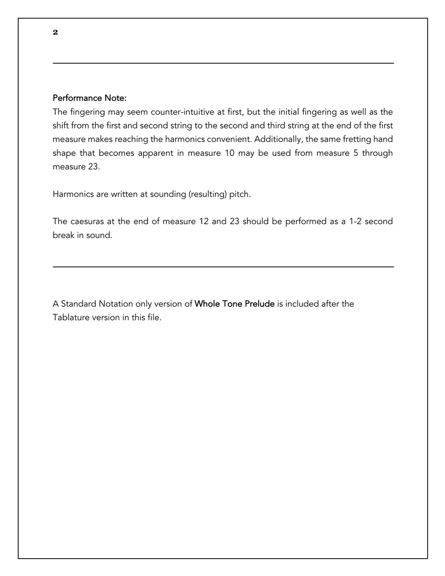 Whole Tone Prelude Whole Tone Prelude Chamber Music scores gallery preview page 2