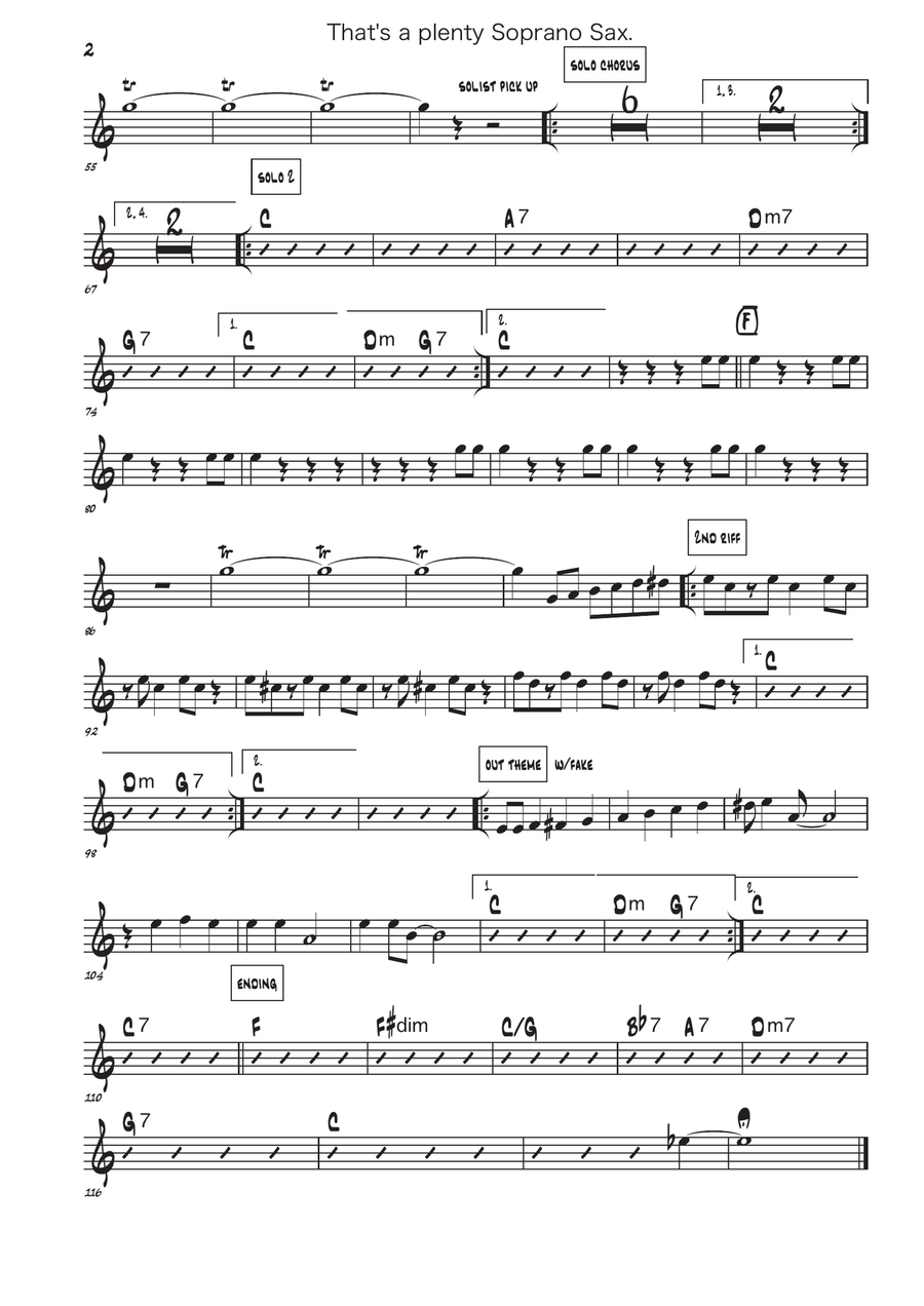 That' a plenty That' a plenty Saxophone Quartet scores gallery preview page 2