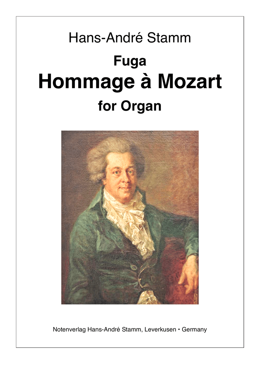 Fuga Hommage à Mozart Fuga Hommage à Mozart Organ Solo scores gallery preview page 1