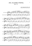 J. S. Bach - Jesu, Joy of Man´s Desiring. A. Sax. and B. Sax.