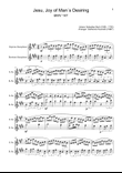 J. S. Bach - Jesu, Joy of Man´s Desiring. S. Sax. and B. Sax.