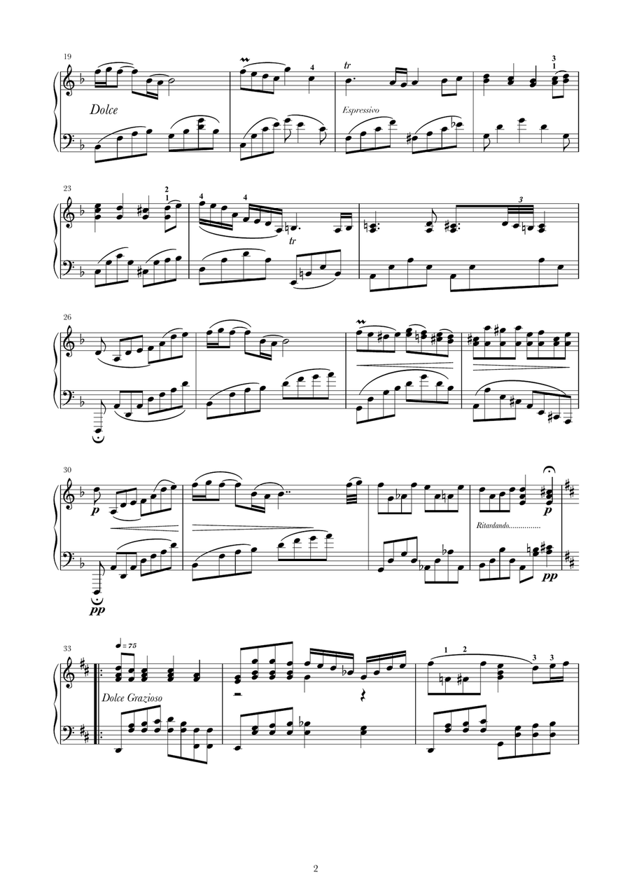 My Muse Piano Solo - Digital Sheet Music page 2