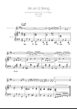 Air on the G String - Clarinet in Eb Solo w/ Piano