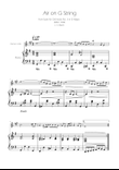Air on the G String - Clarinet Solo w/ Piano