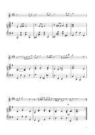 Air on the G String - Baritone Sax Solo w/ Piano Baritone Saxophone scores gallery preview page 3